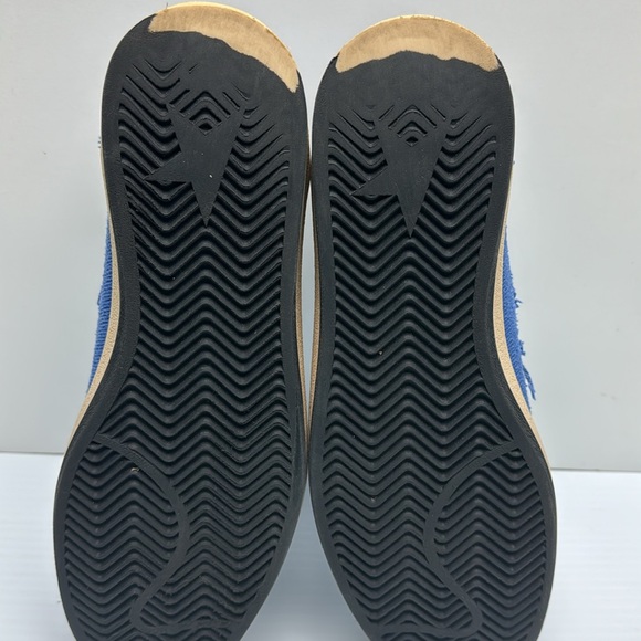 Golden Goose Distressed Blue and White Sneakers - Picture 2 of 9